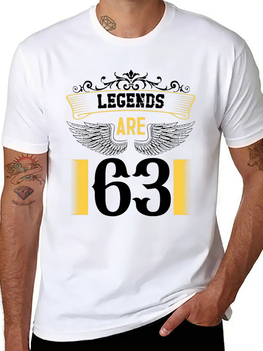 Legends Are 63 Years Old, Birthday Is 63 Classic Fit Graphic Tee For Daily Comfort – Unisex Cotton Shirt