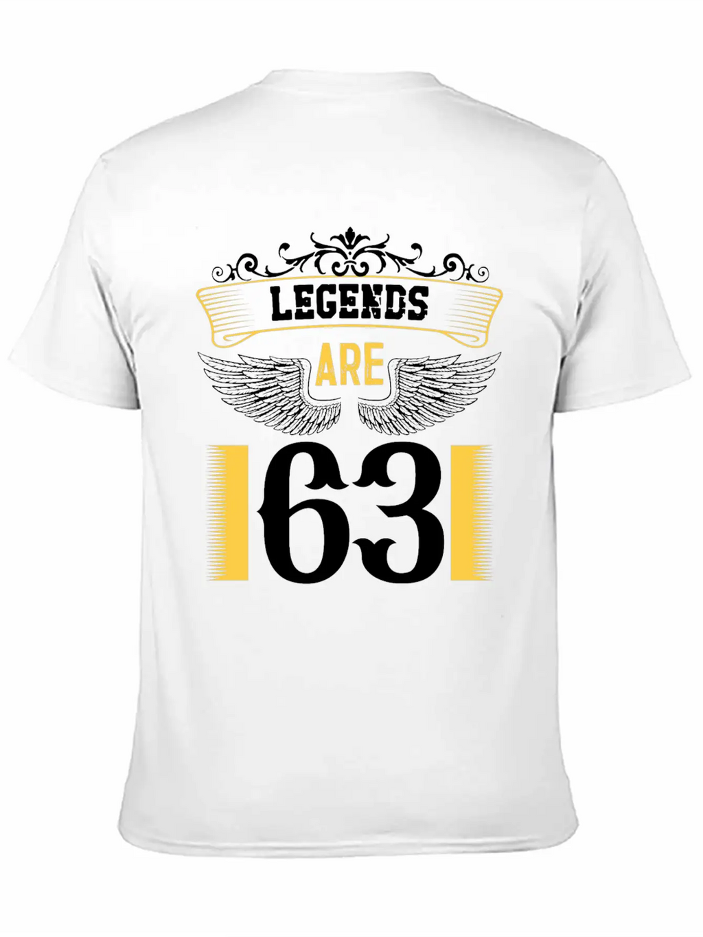 Legends Are 63 Years Old, Birthday Is 63 Classic Fit Graphic Tee For Daily Comfort – Unisex Cotton Shirt