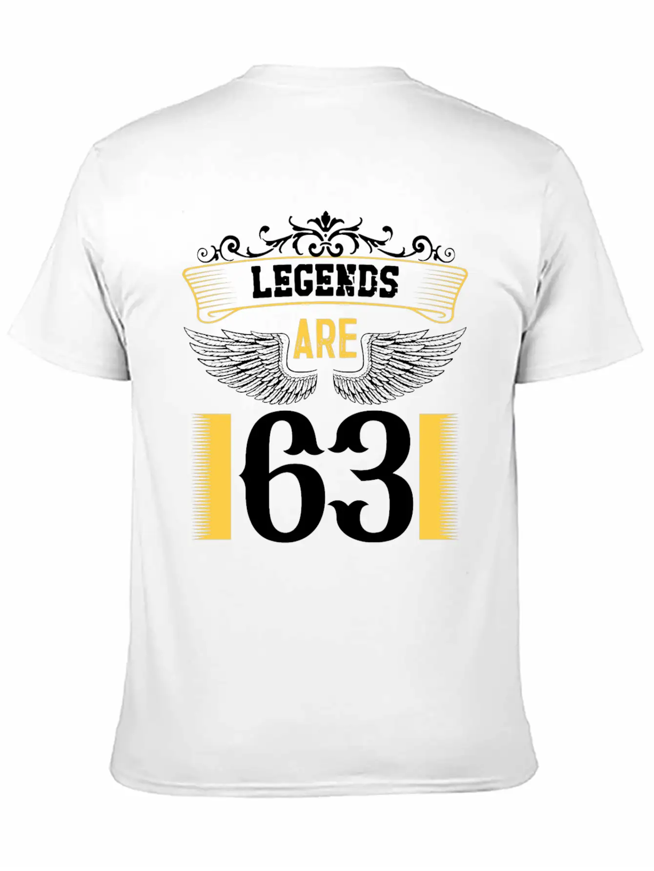 Legends Are 63 Years Old, Birthday Is 63 Classic Fit Graphic Tee For Daily Comfort – Unisex Cotton Shirt