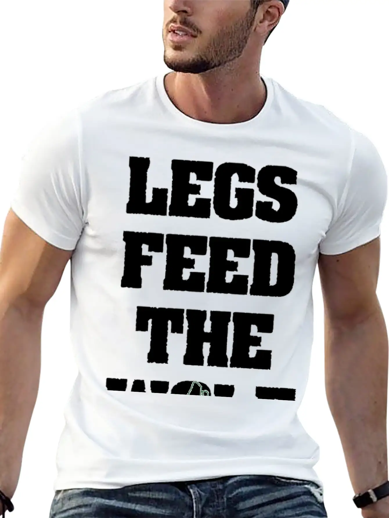 Legs Feed The Wolf Unisex Casual T-Shirt – Clean Design For Daily Comfort