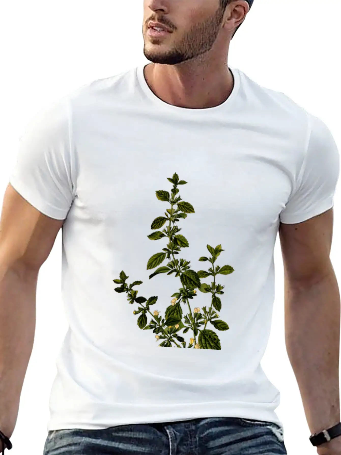 Lemon Balm (detailed) Unisex Casual T-Shirt – Clean Design For Daily Comfort