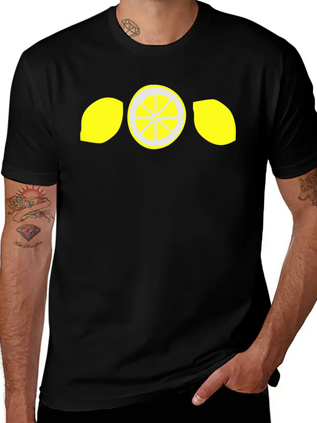 Lemon Fruits Unisex Casual T-Shirt – Clean Design For Daily Comfort