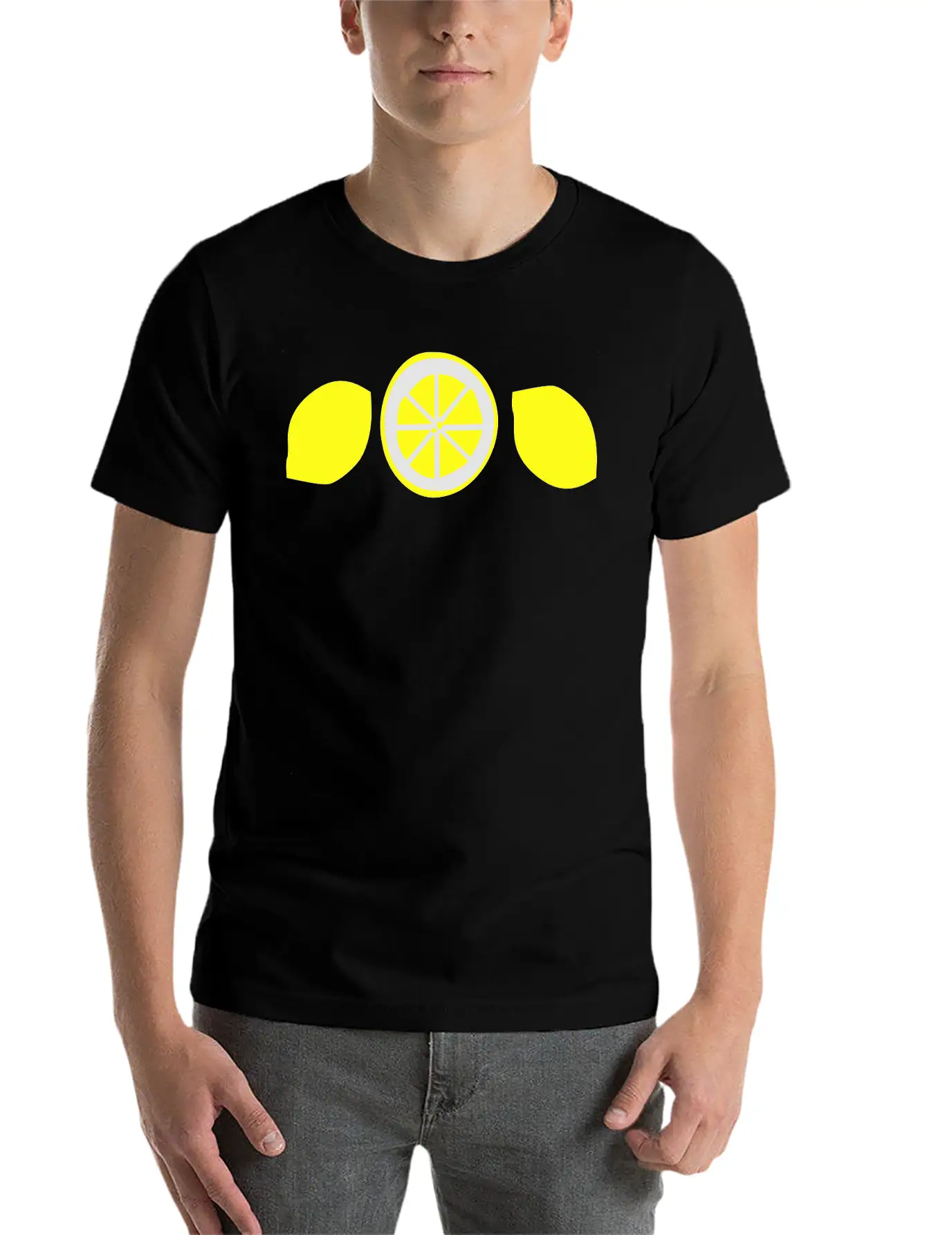Lemon Fruits Unisex Casual T-Shirt – Clean Design For Daily Comfort