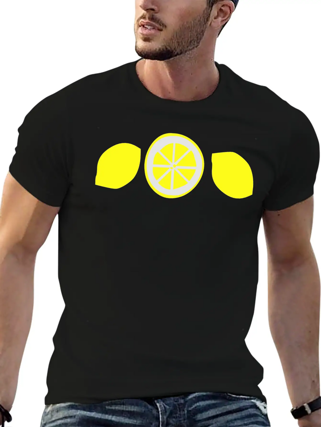 Lemon Fruits Unisex Casual T-Shirt – Clean Design For Daily Comfort