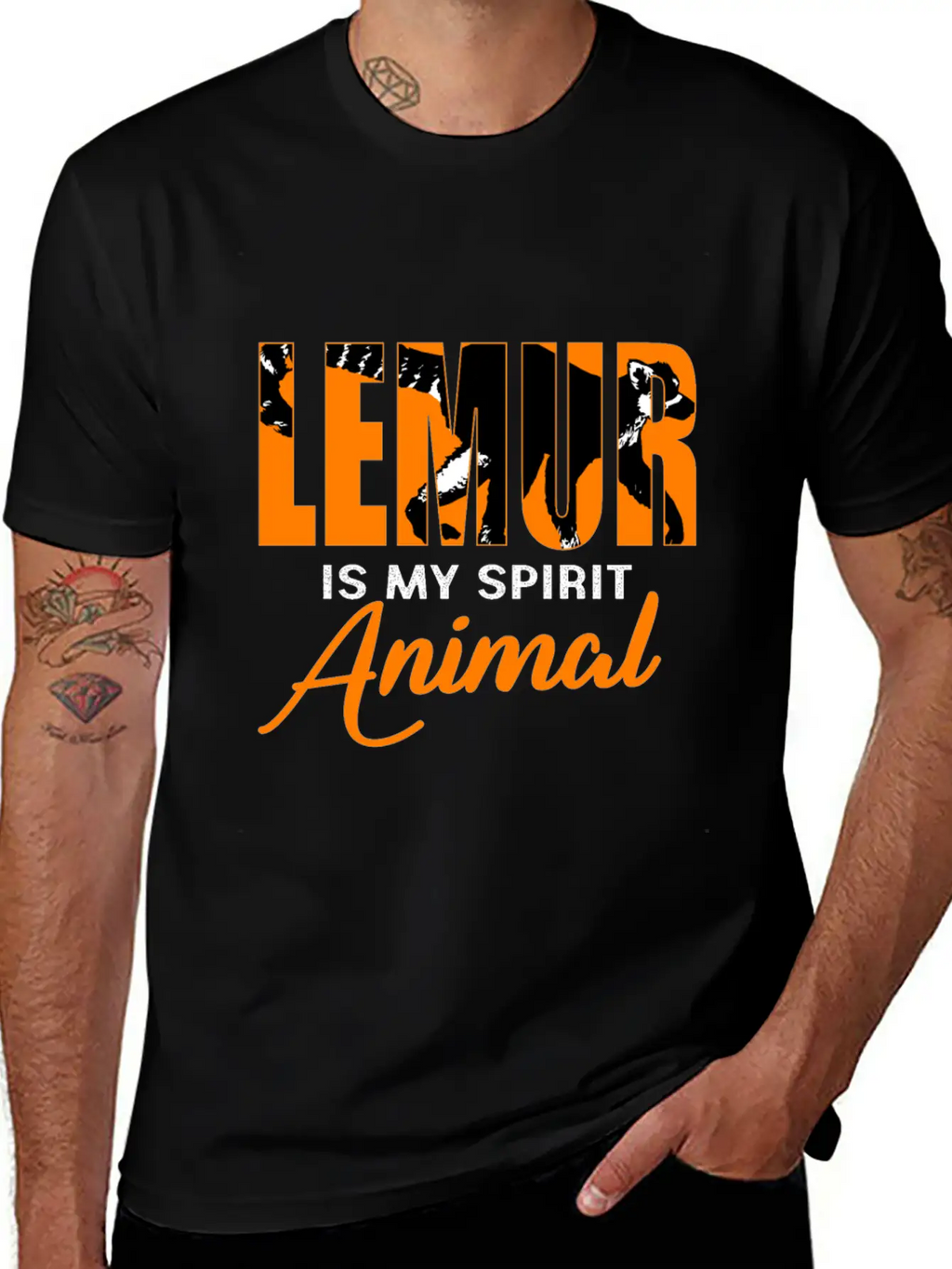 Lemur Monkey Madagascar Jungle Aye Aye Zoo Galago Unisex Casual T-Shirt – Clean Design For Daily Comfort