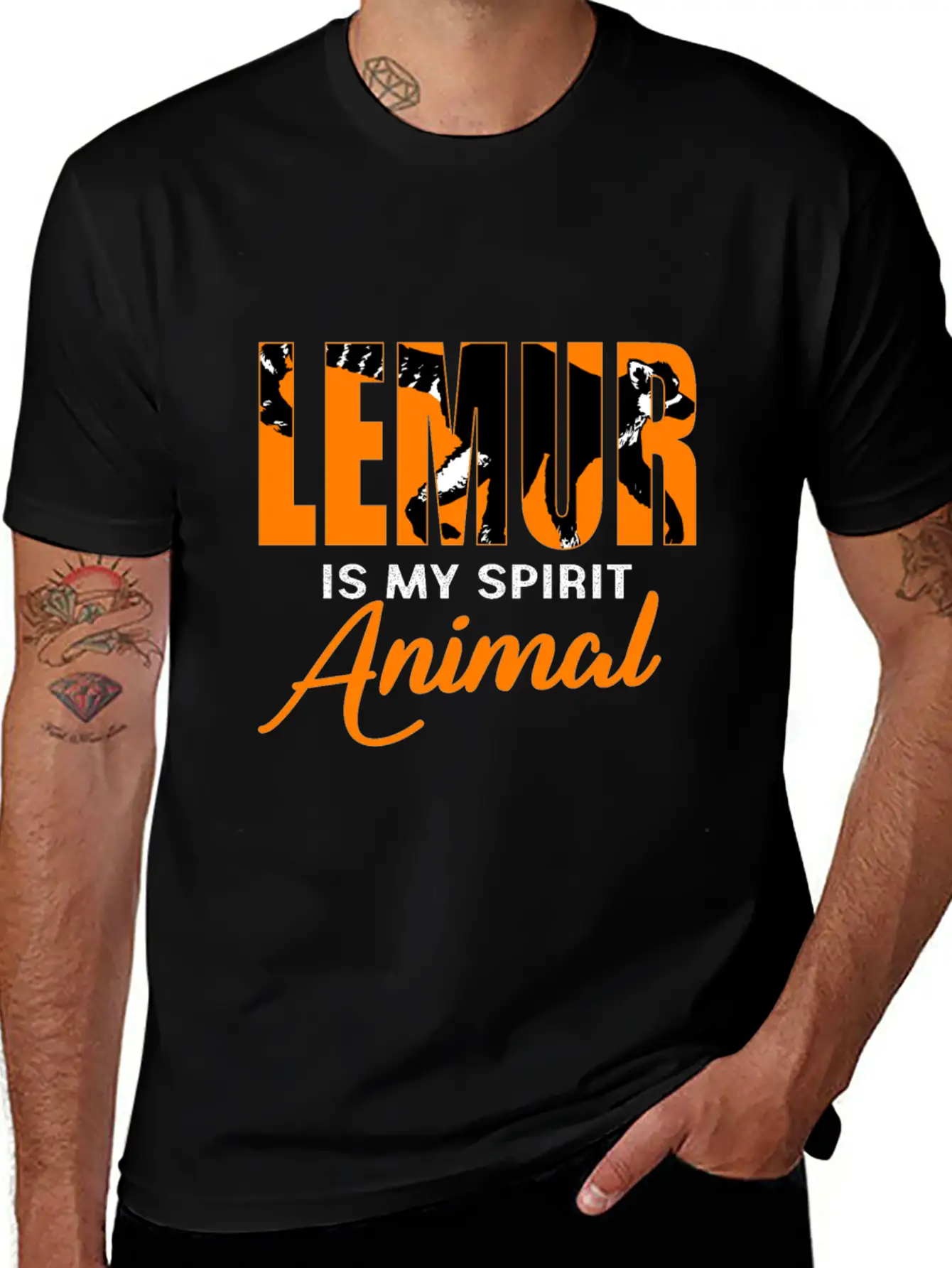 Lemur Monkey Madagascar Jungle Aye Aye Zoo Galago Unisex Casual T-Shirt – Clean Design For Daily Comfort