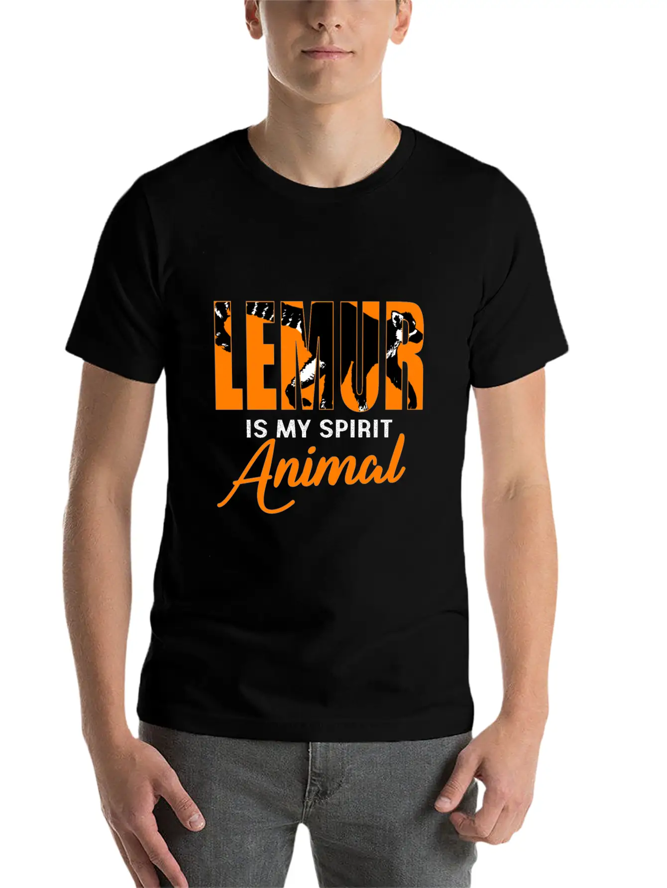 Lemur Monkey Madagascar Jungle Aye Aye Zoo Galago Unisex Casual T-Shirt – Clean Design For Daily Comfort