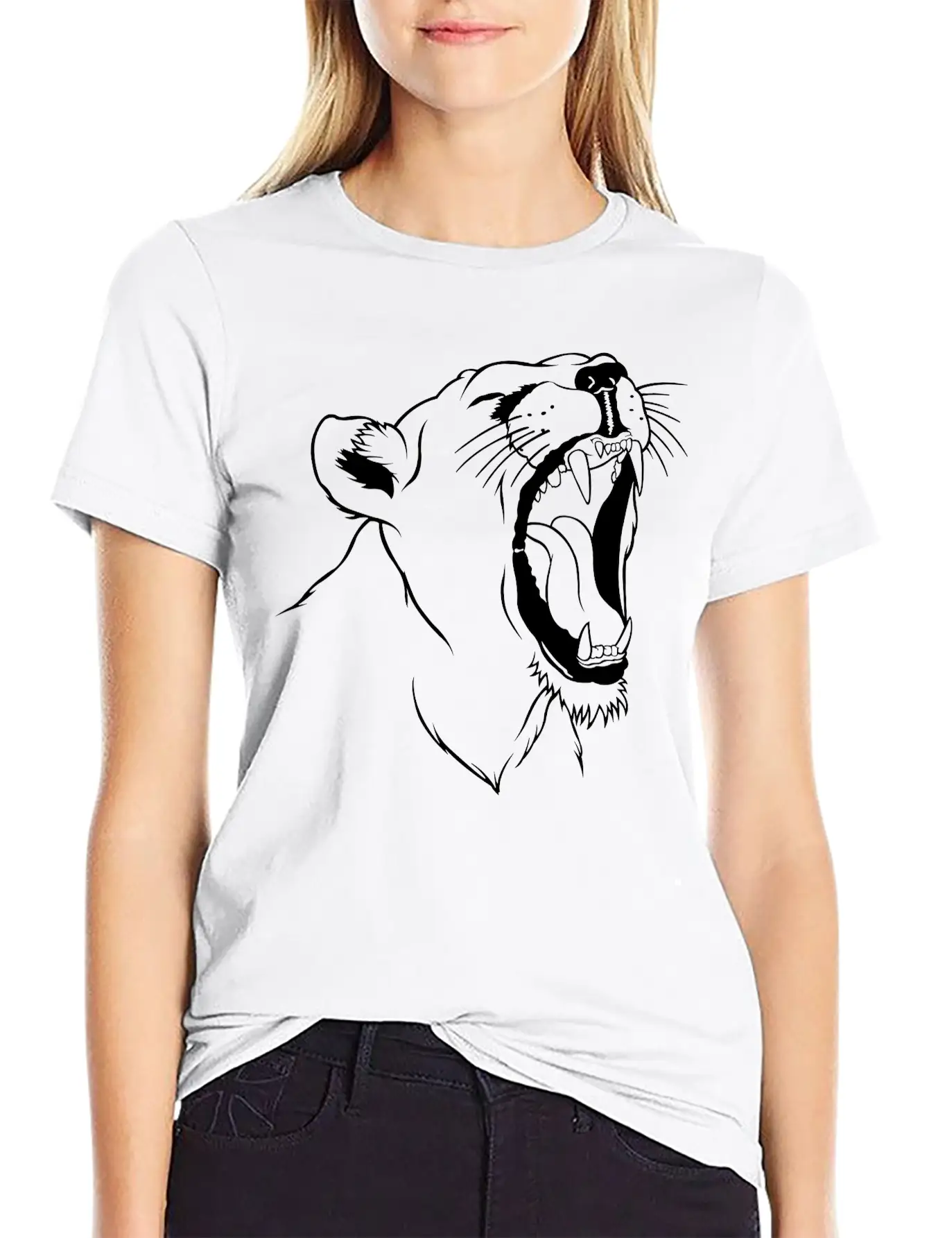 Leopard Essential Cotton Tee For Daily Outfits – Unisex Style
