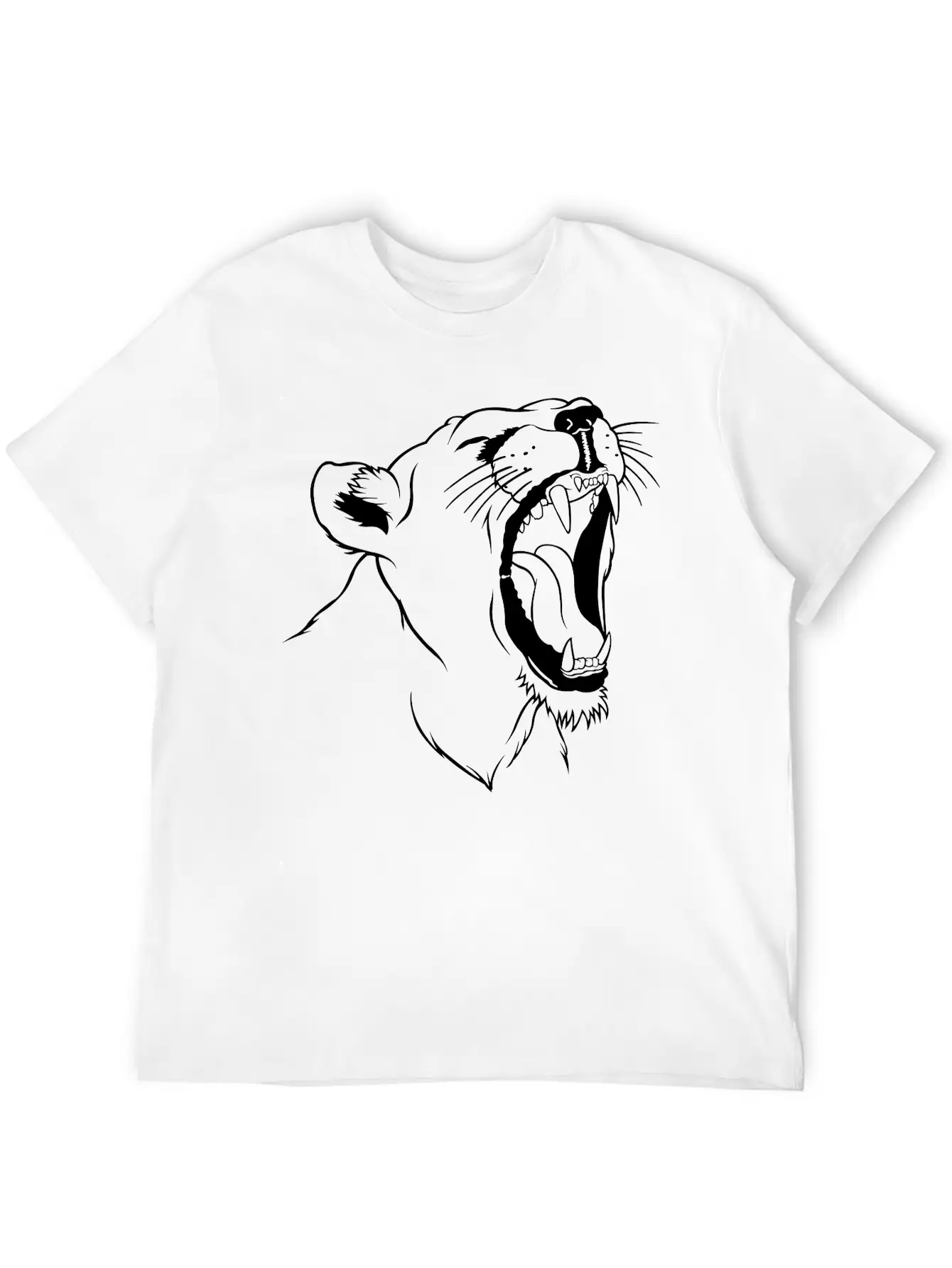 Leopard Essential Cotton Tee For Daily Outfits – Unisex Style