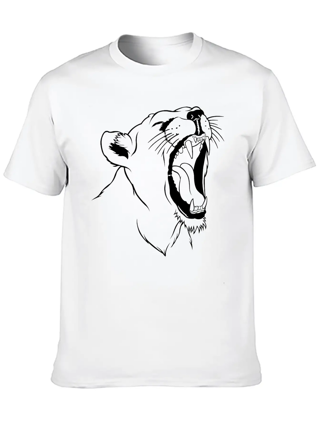 Leopard Essential Cotton Tee For Daily Outfits – Unisex Style