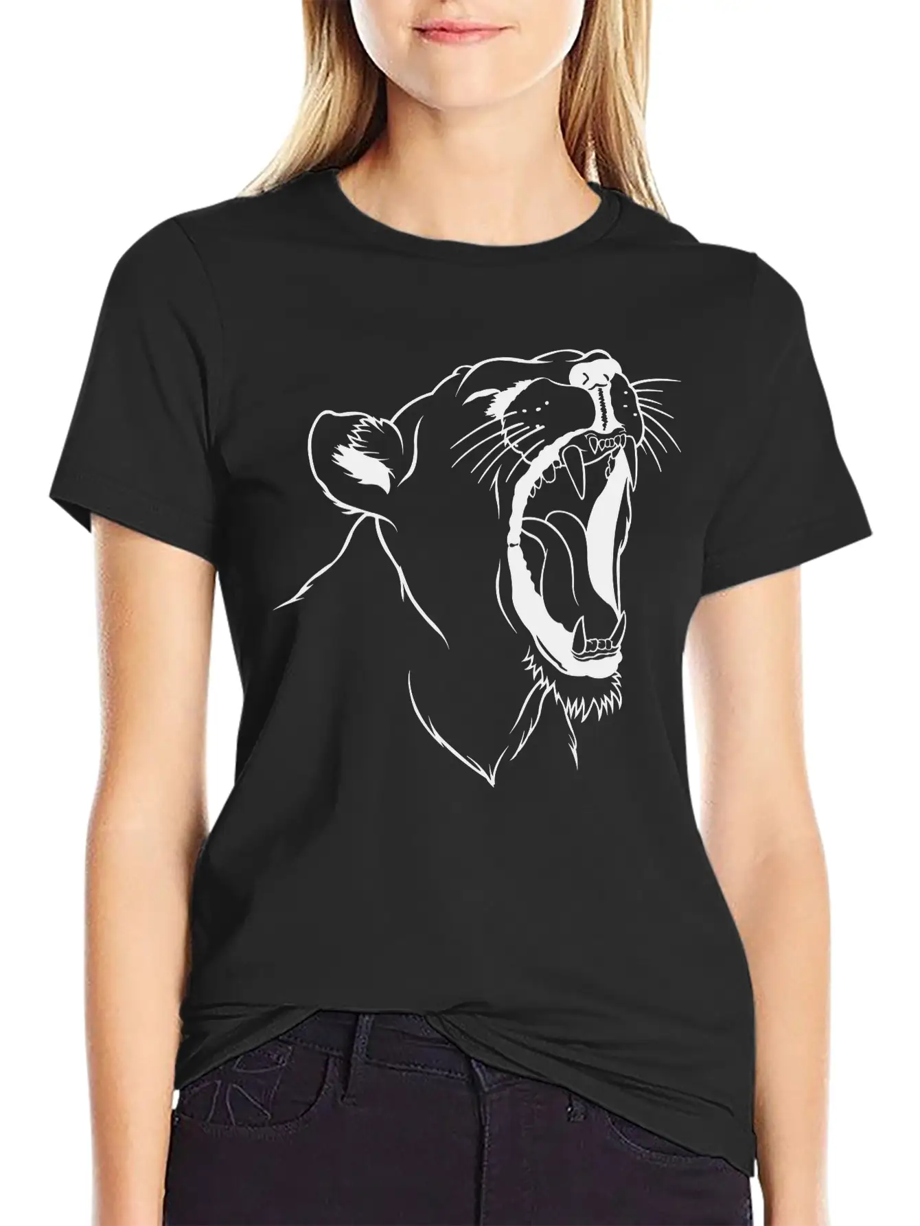 Leopard Essential Cotton Tee For Daily Outfits – Unisex Style