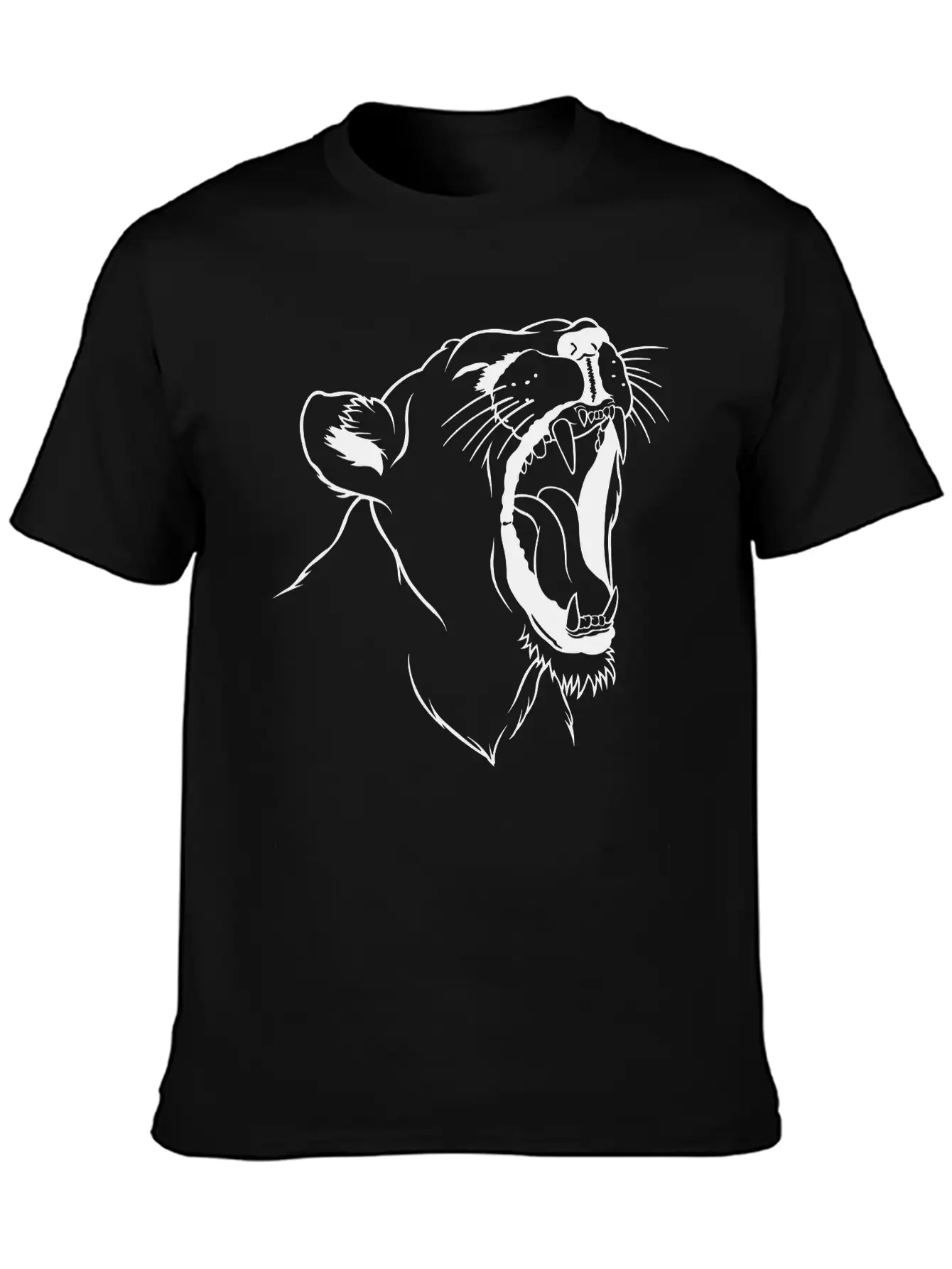 Leopard Essential Cotton Tee For Daily Outfits – Unisex Style
