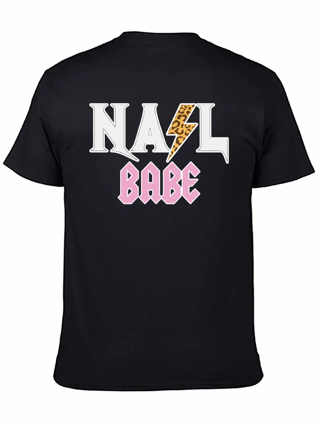 Leopard Skin Nail Babe Nail Artist Nail Technician Unisex Casual T-Shirt – Clean Design For Daily Comfort