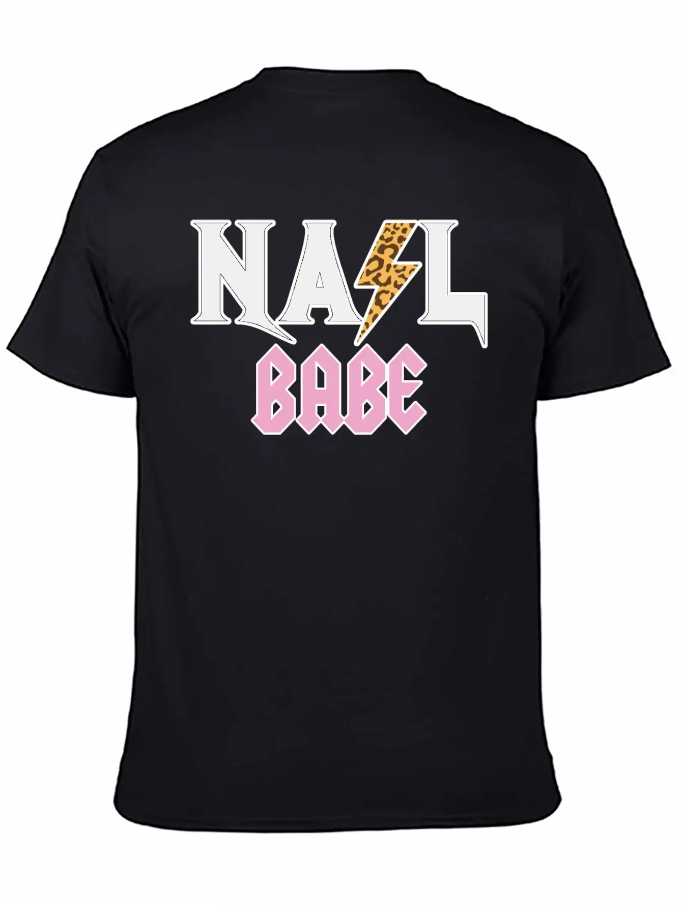 Leopard Skin Nail Babe Nail Artist Nail Technician Unisex Casual T-Shirt – Clean Design For Daily Comfort