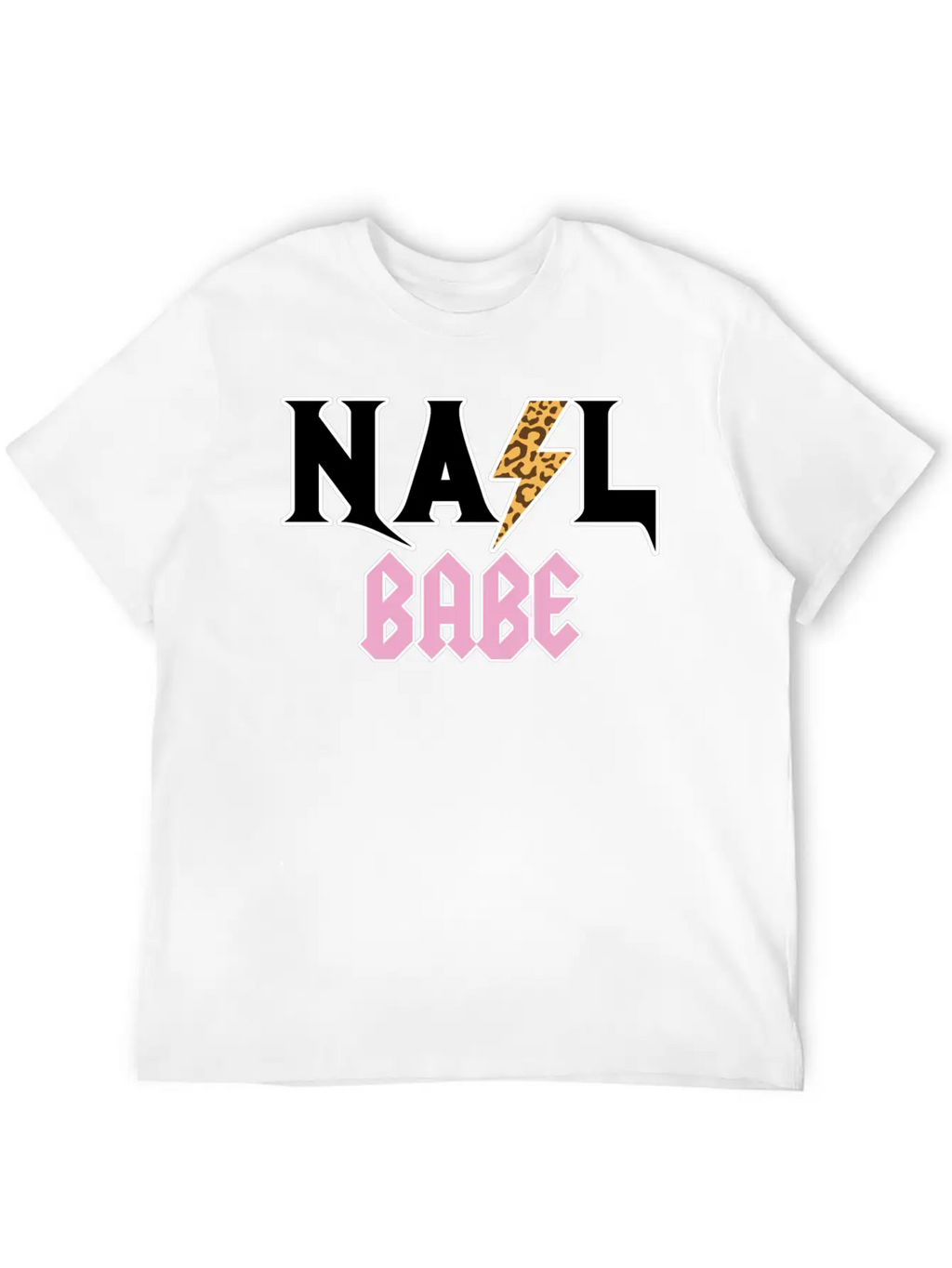Leopard Skin Nail Babe Nail Artist Nail Technician Unisex Casual T-Shirt – Clean Design For Daily Comfort