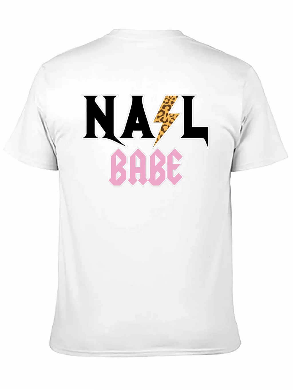 Leopard Skin Nail Babe Nail Artist Nail Technician Unisex Casual T-Shirt – Clean Design For Daily Comfort