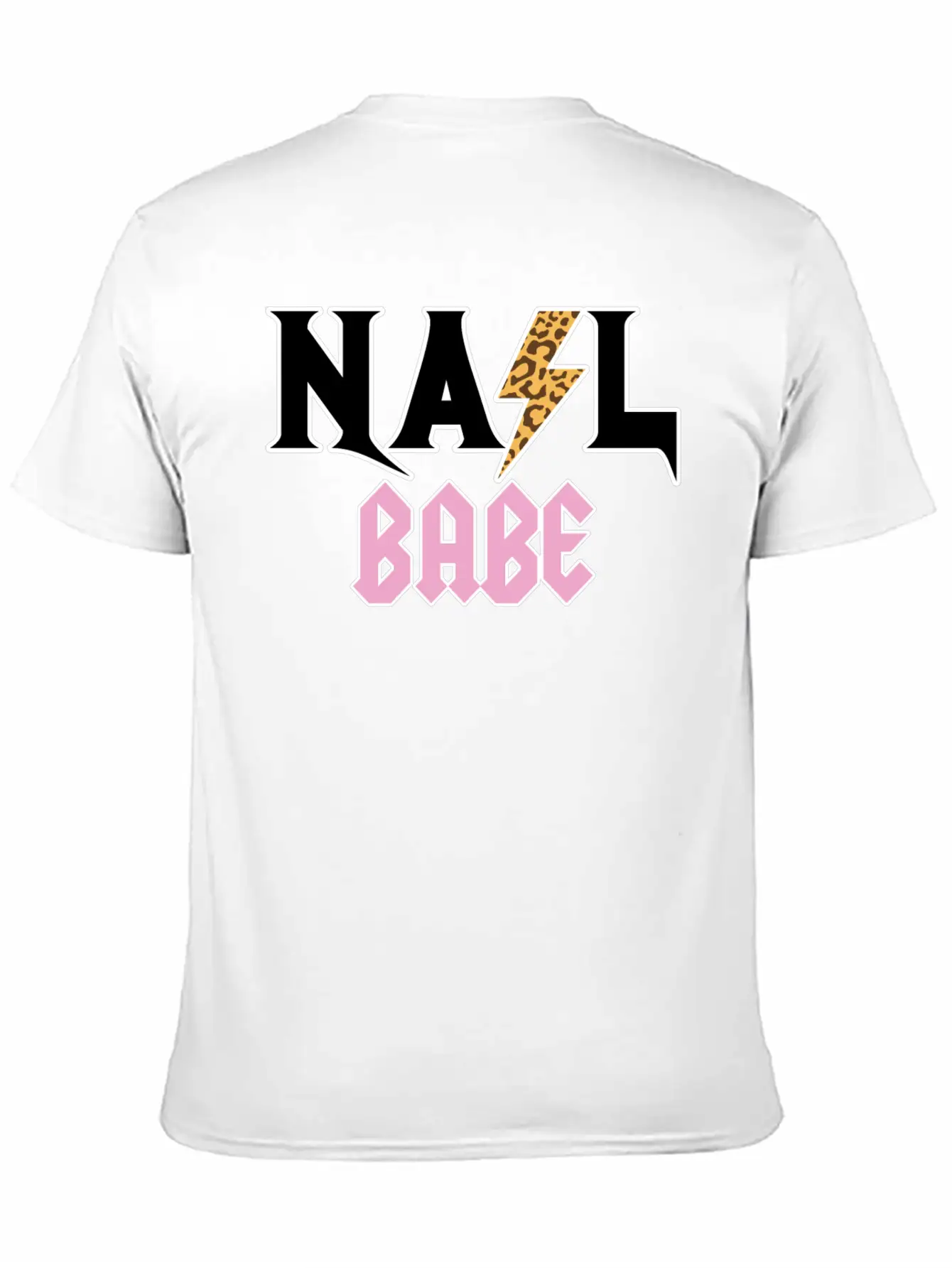 Leopard Skin Nail Babe Nail Artist Nail Technician Unisex Casual T-Shirt – Clean Design For Daily Comfort