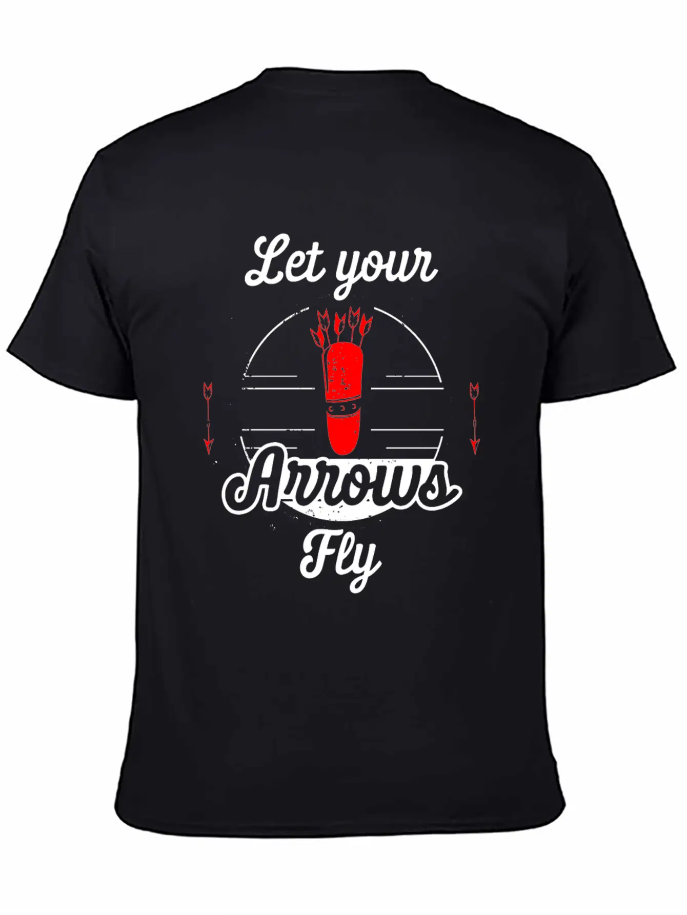 Let Your Arrows Fly Unisex Short Sleeve Soft Cotton T-Shirt – Casual Everyday Wear
