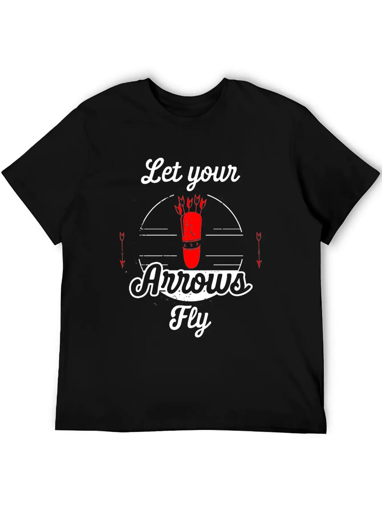 Let Your Arrows Fly Unisex Short Sleeve Soft Cotton T-Shirt – Casual Everyday Wear