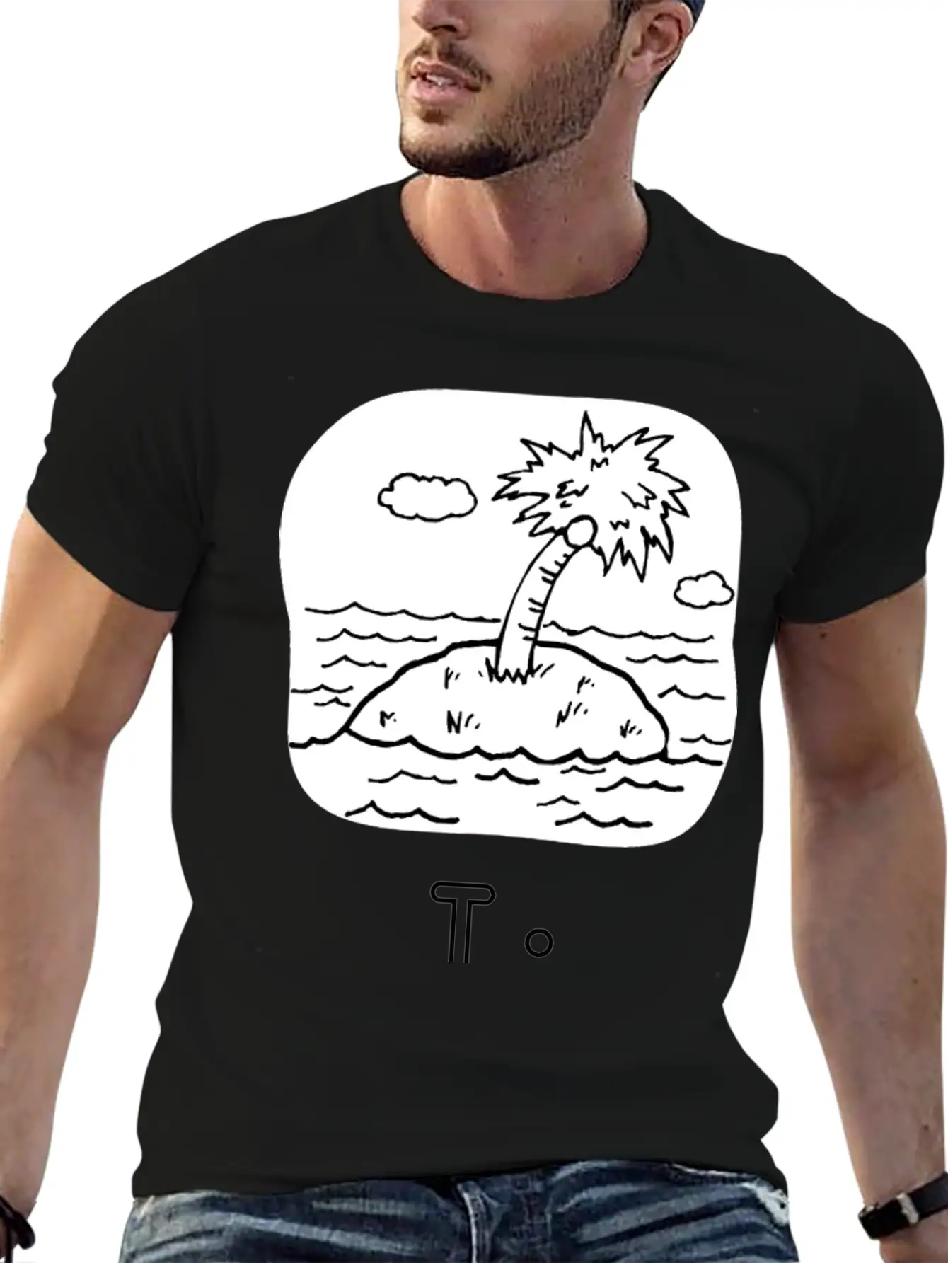 Letra I De Isla Unisex Casual T-Shirt – Clean Design For Daily Comfort