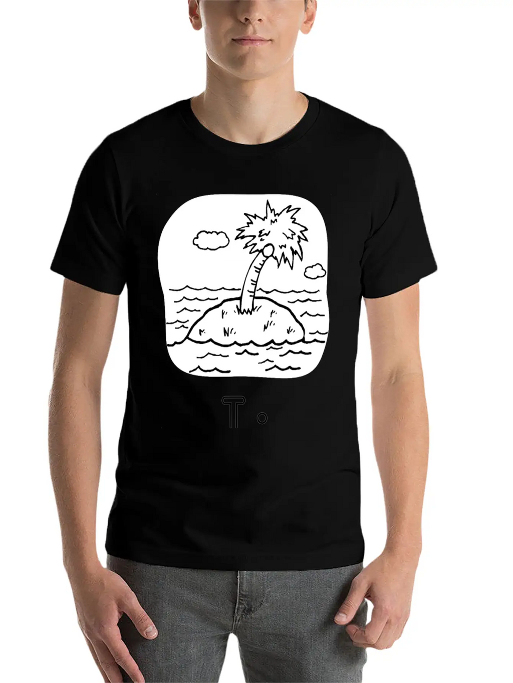 Letra I De Isla Unisex Casual T-Shirt – Clean Design For Daily Comfort