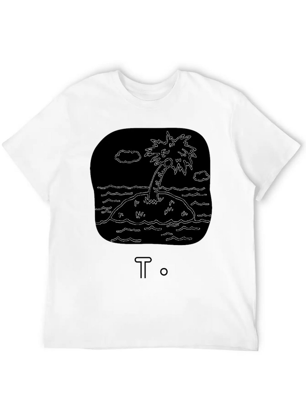 Letra I De Isla Unisex Casual T-Shirt – Clean Design For Daily Comfort