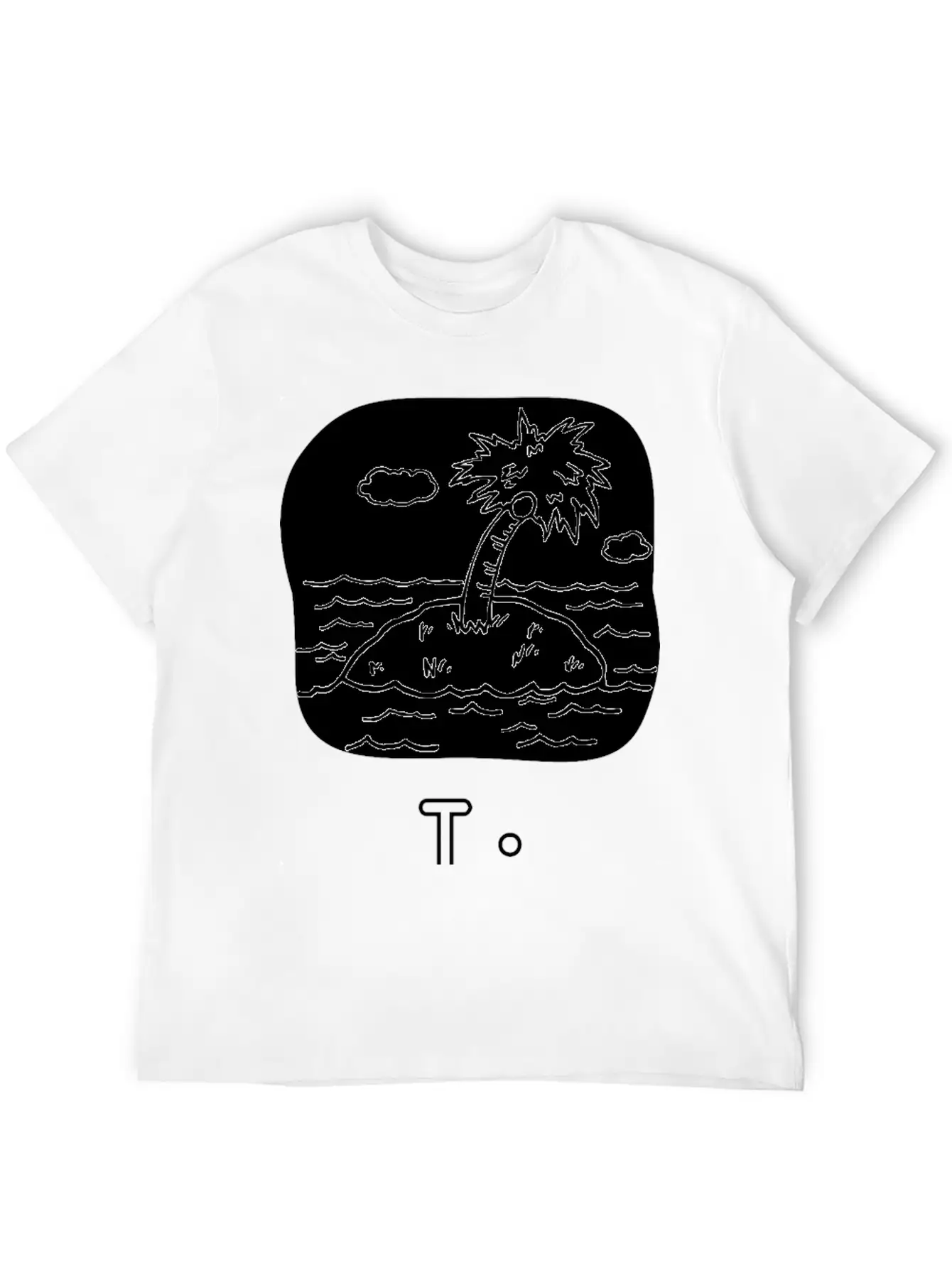 Letra I De Isla Unisex Casual T-Shirt – Clean Design For Daily Comfort
