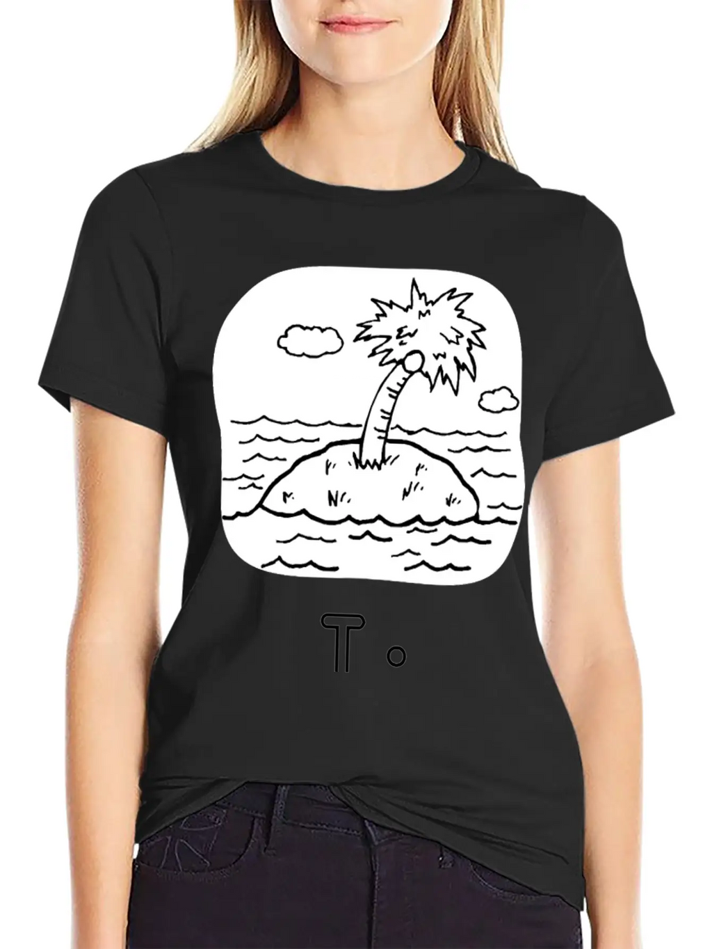 Letra I De Isla Unisex Casual T-Shirt – Clean Design For Daily Comfort