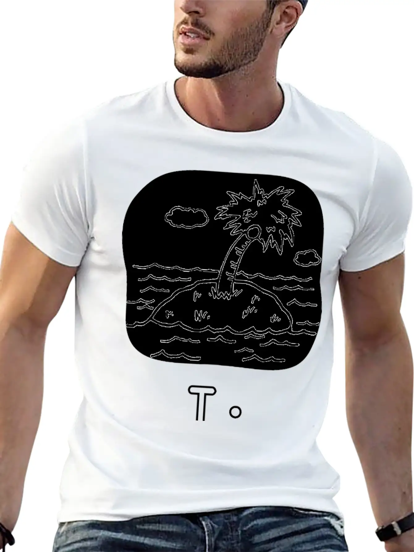 Letra I De Isla Unisex Casual T-Shirt – Clean Design For Daily Comfort