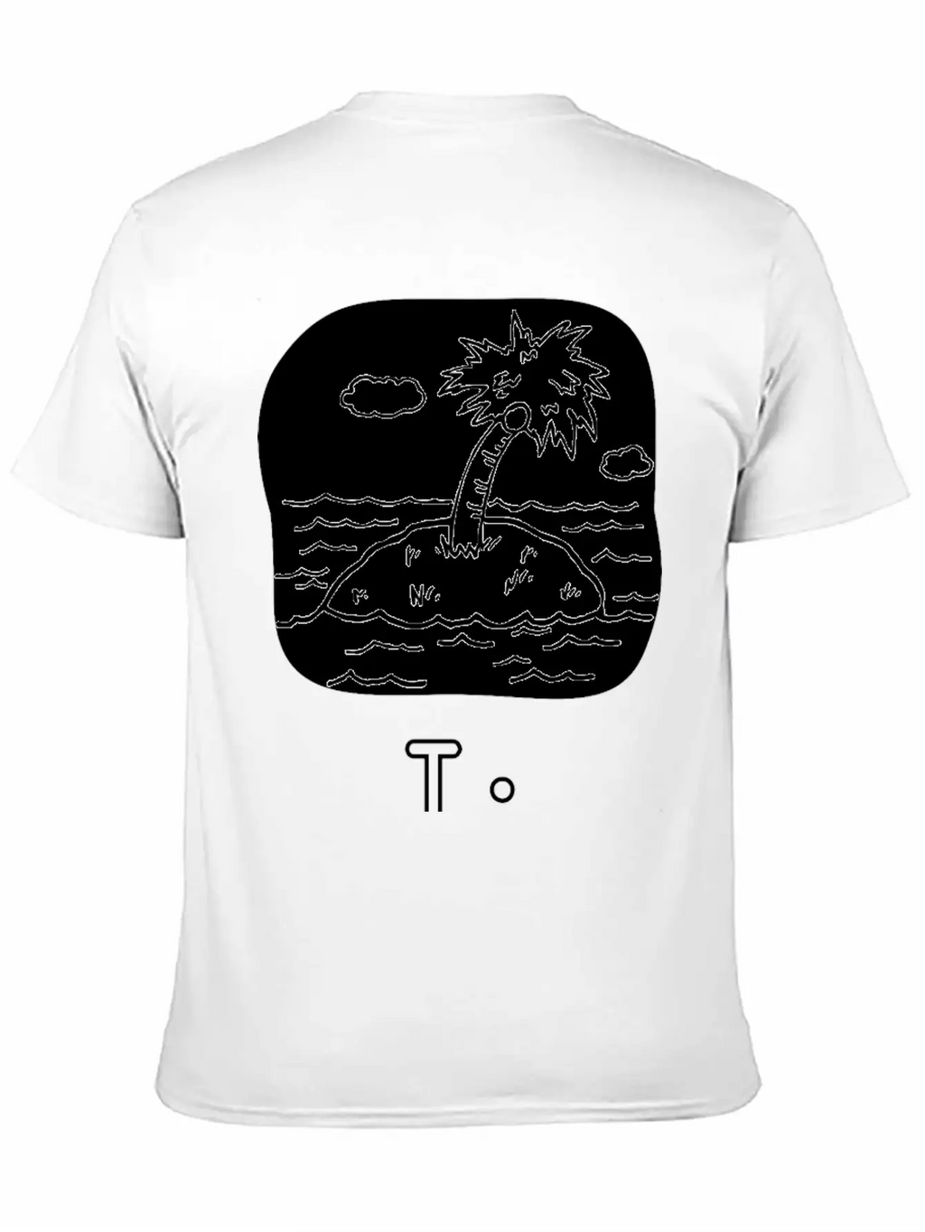 Letra I De Isla Unisex Casual T-Shirt – Clean Design For Daily Comfort