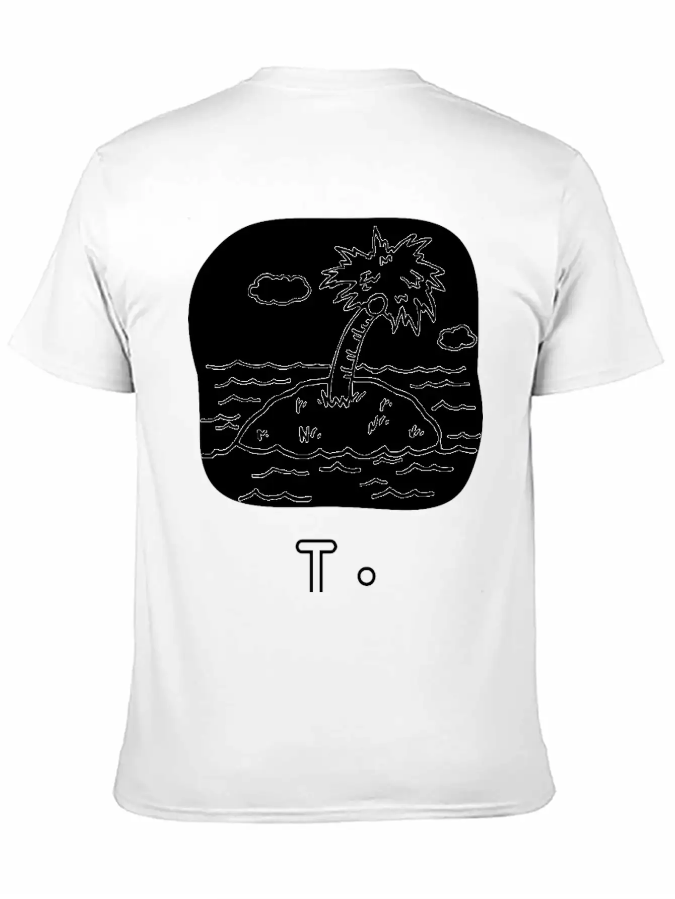 Letra I De Isla Unisex Casual T-Shirt – Clean Design For Daily Comfort