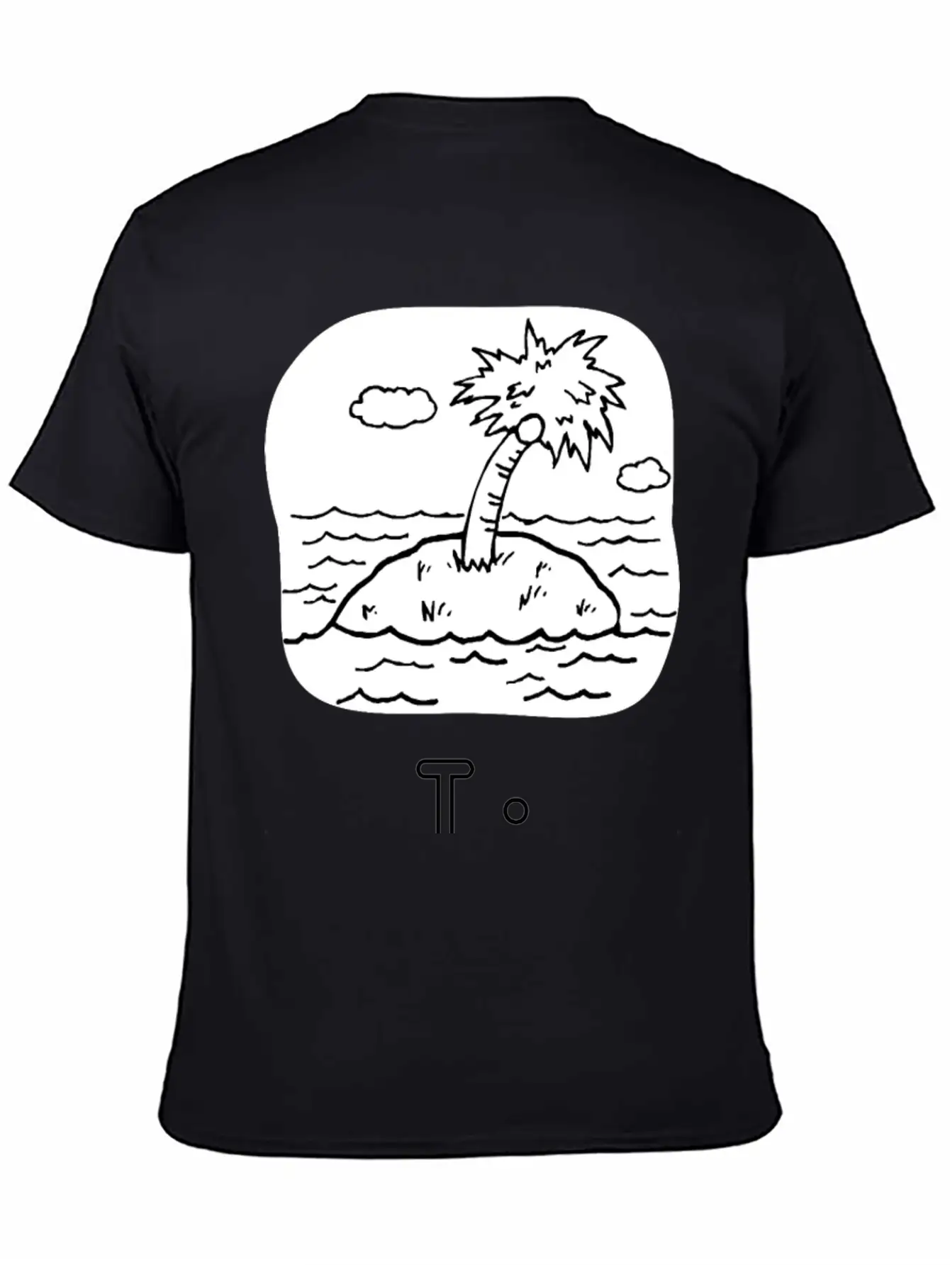 Letra I De Isla Unisex Casual T-Shirt – Clean Design For Daily Comfort