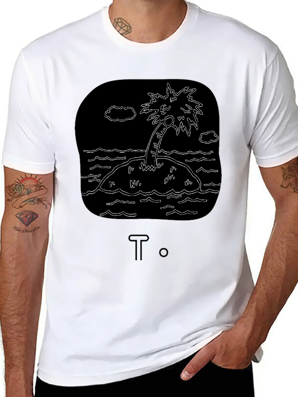 Letra I De Isla Unisex Casual T-Shirt – Clean Design For Daily Comfort