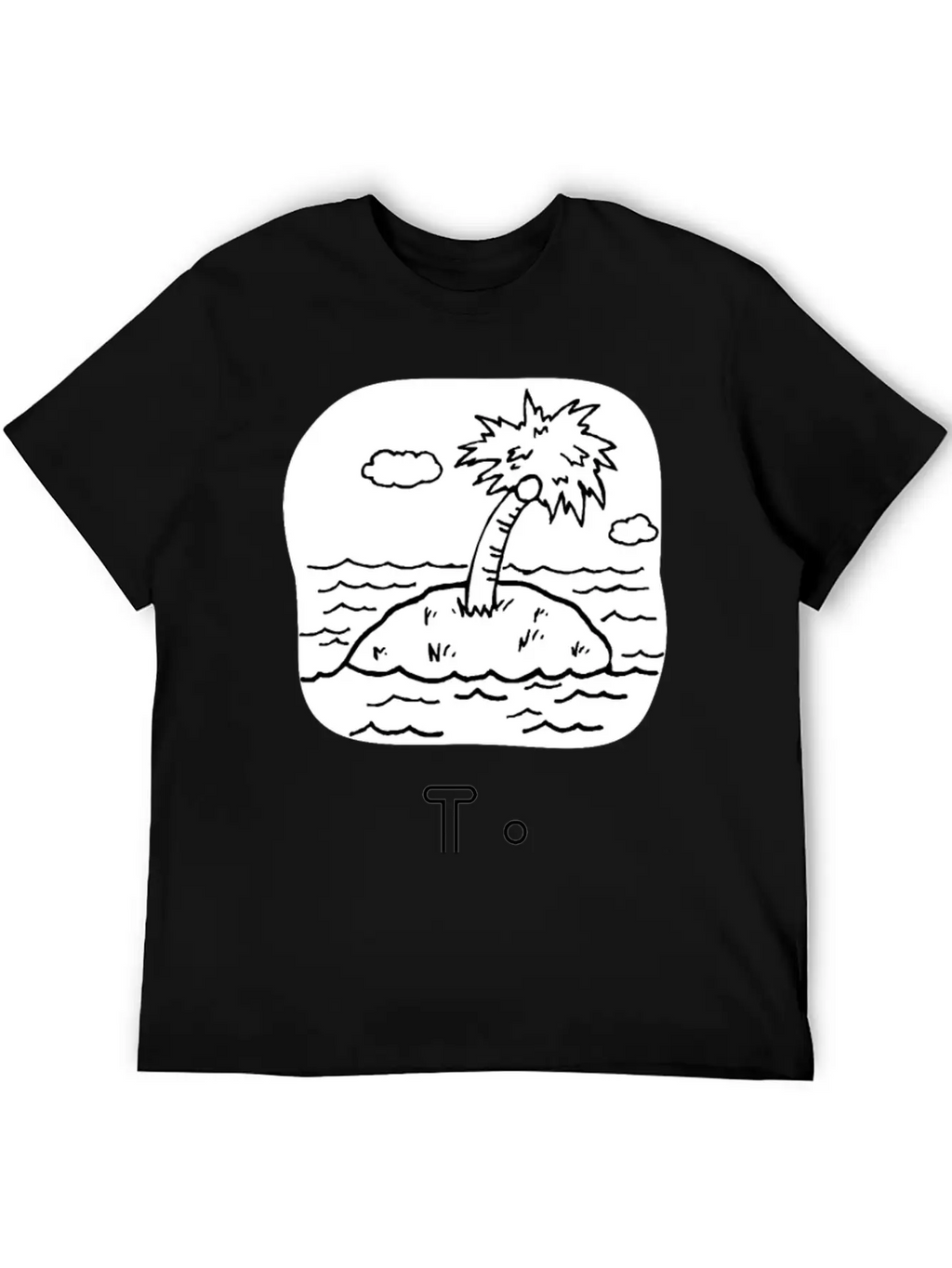 Letra I De Isla Unisex Casual T-Shirt – Clean Design For Daily Comfort