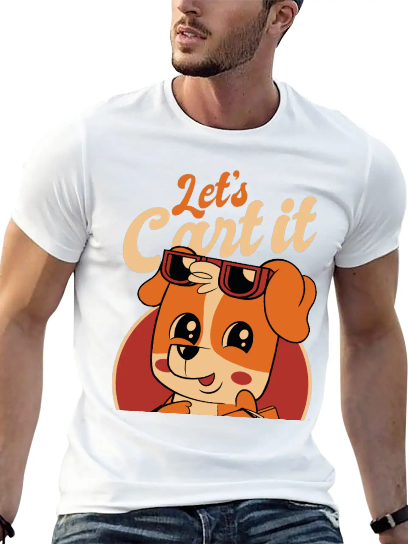Let's Cart It Unisex Casual T-Shirt – Clean Design For Daily Comfort
