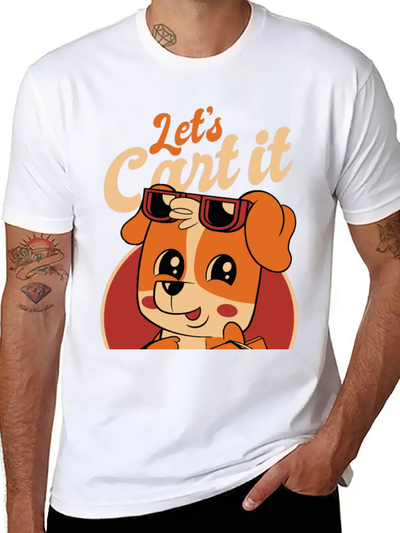 Let's Cart It Unisex Casual T-Shirt – Clean Design For Daily Comfort