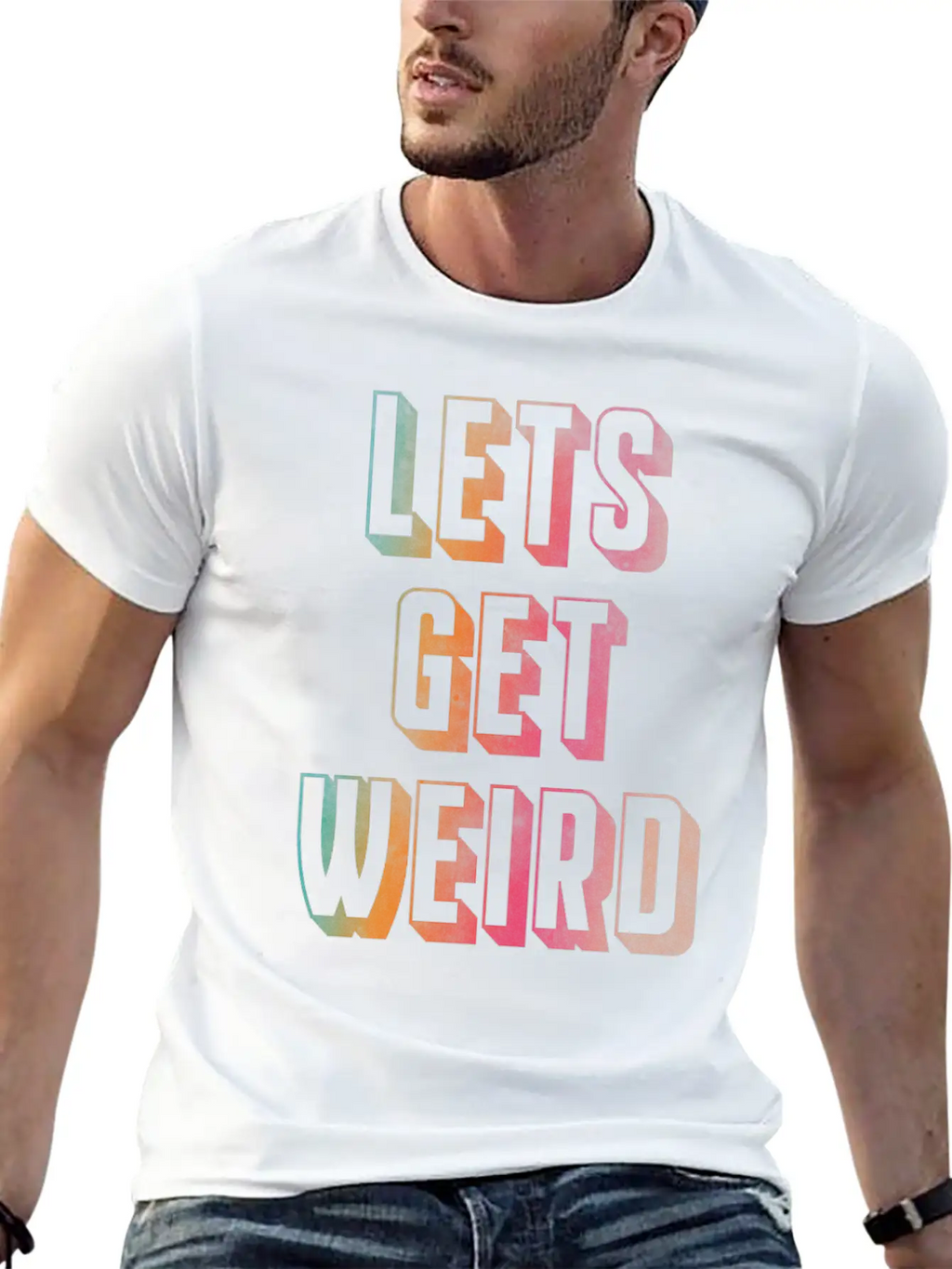 Let's Get Weird Unisex Casual T-Shirt – Clean Design For Daily Comfort