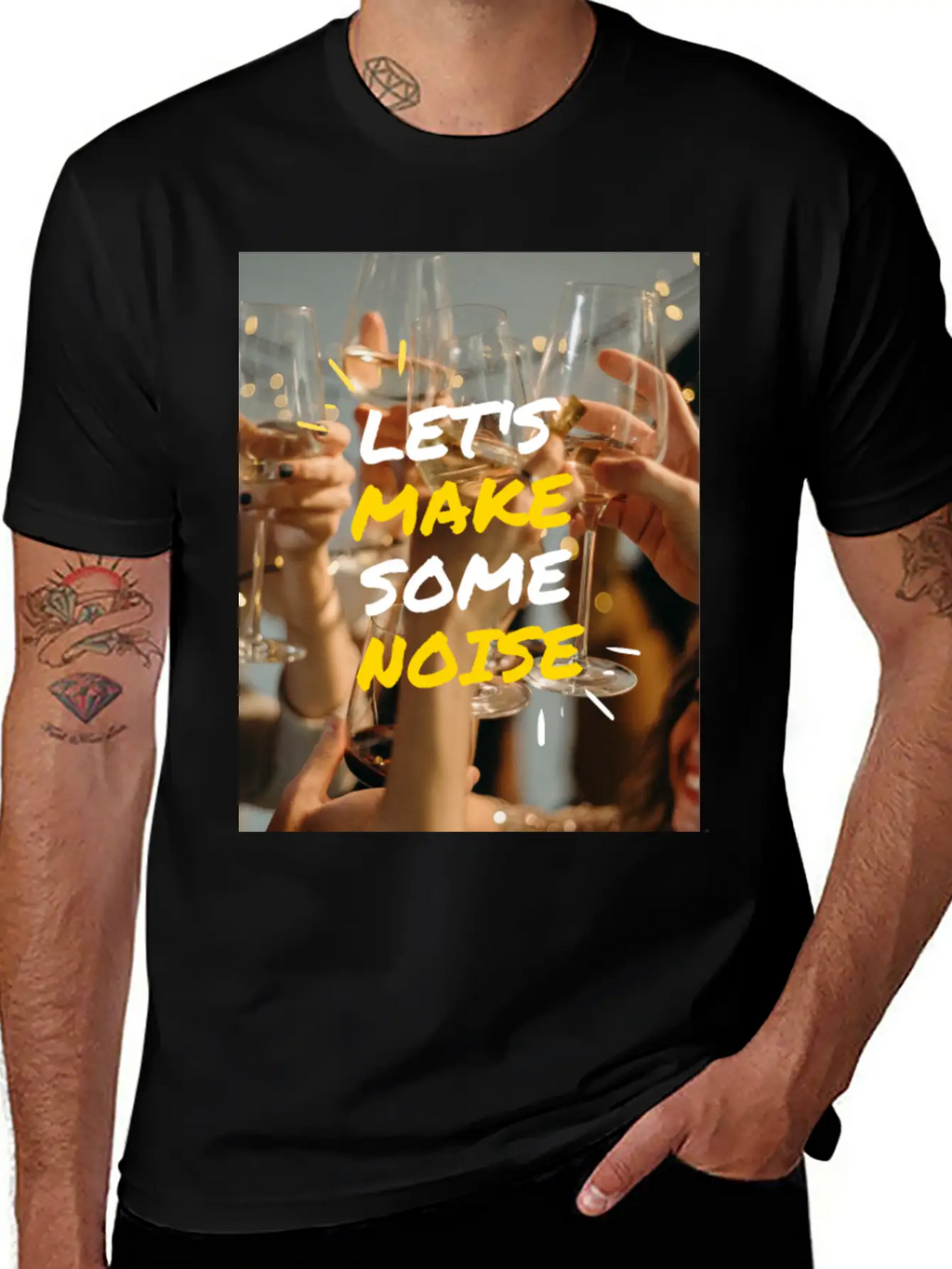 Lets Make Some Noise Unisex Casual T-Shirt – Clean Design For Daily Comfort