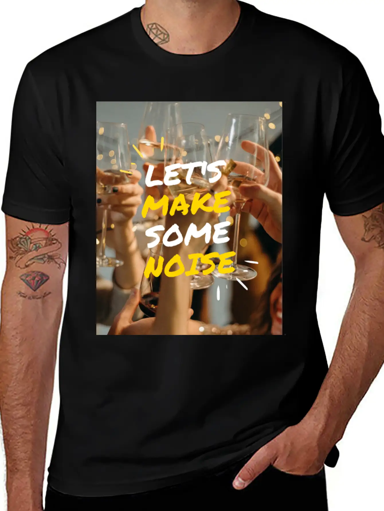 Lets Make Some Noise Unisex Casual T-Shirt – Clean Design For Daily Comfort