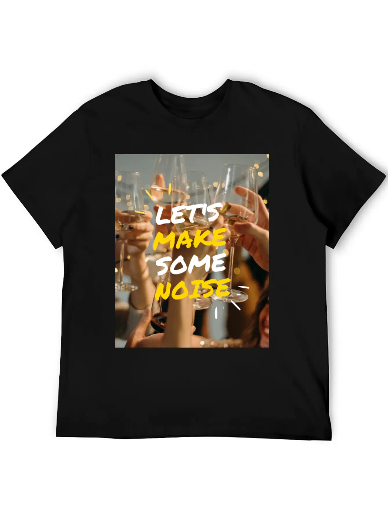Lets Make Some Noise Unisex Casual T-Shirt – Clean Design For Daily Comfort