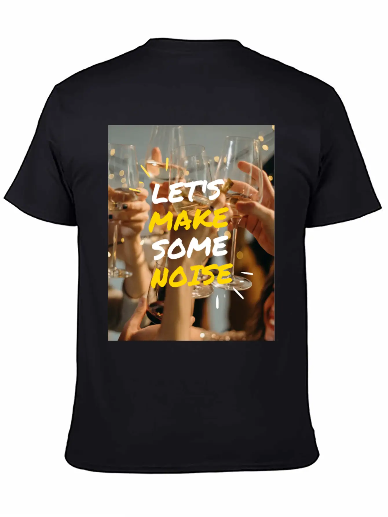 Lets Make Some Noise Unisex Casual T-Shirt – Clean Design For Daily Comfort