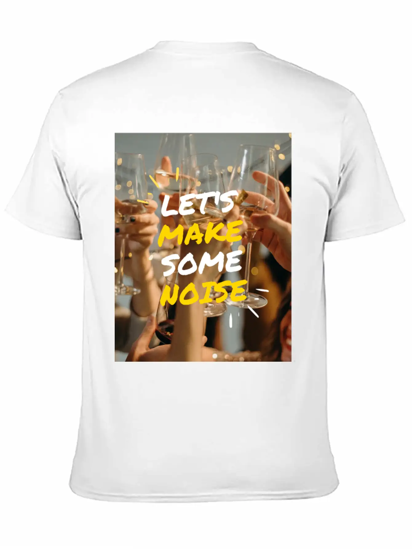 Lets Make Some Noise Unisex Casual T-Shirt – Clean Design For Daily Comfort
