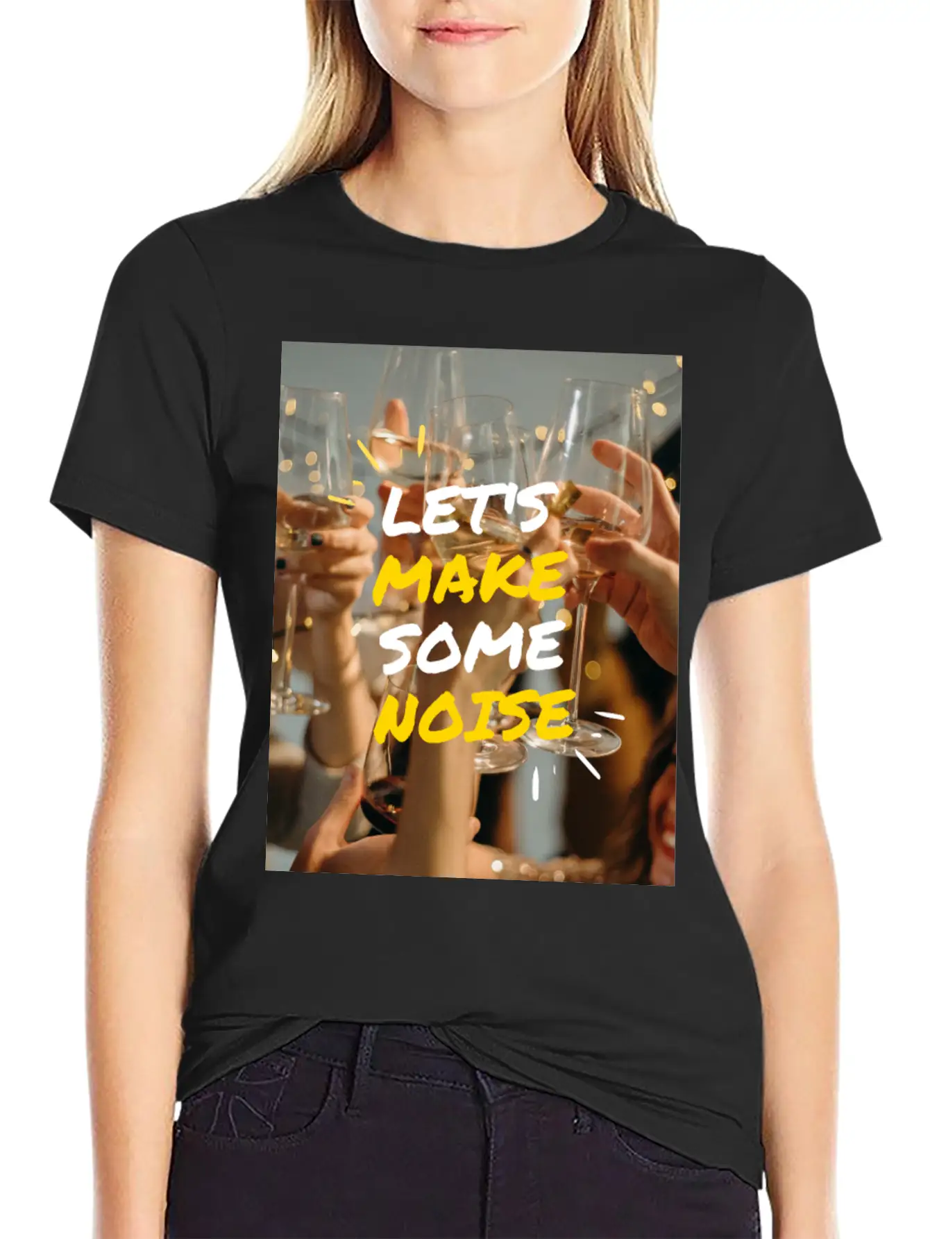 Lets Make Some Noise Unisex Casual T-Shirt – Clean Design For Daily Comfort