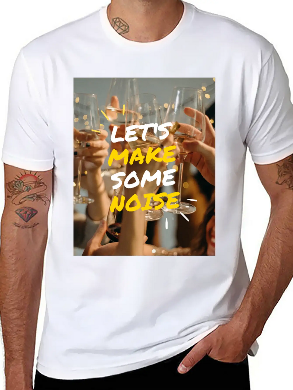 Lets Make Some Noise Unisex Casual T-Shirt – Clean Design For Daily Comfort