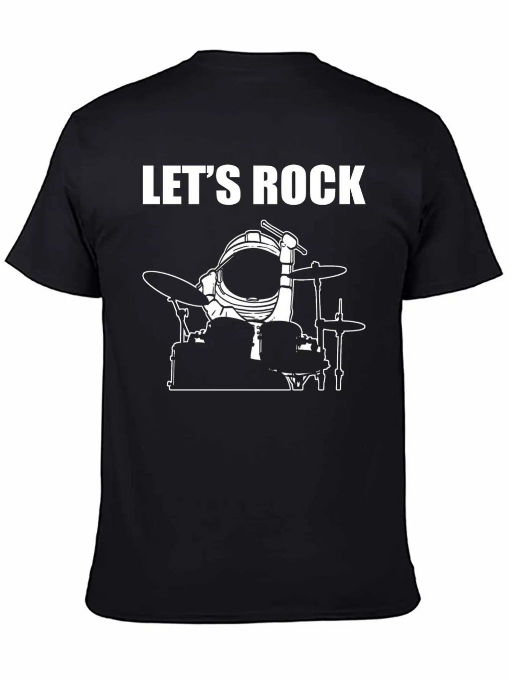 Let's Rock Musician Gift Unisex Casual T-Shirt – Clean Design For Daily Comfort