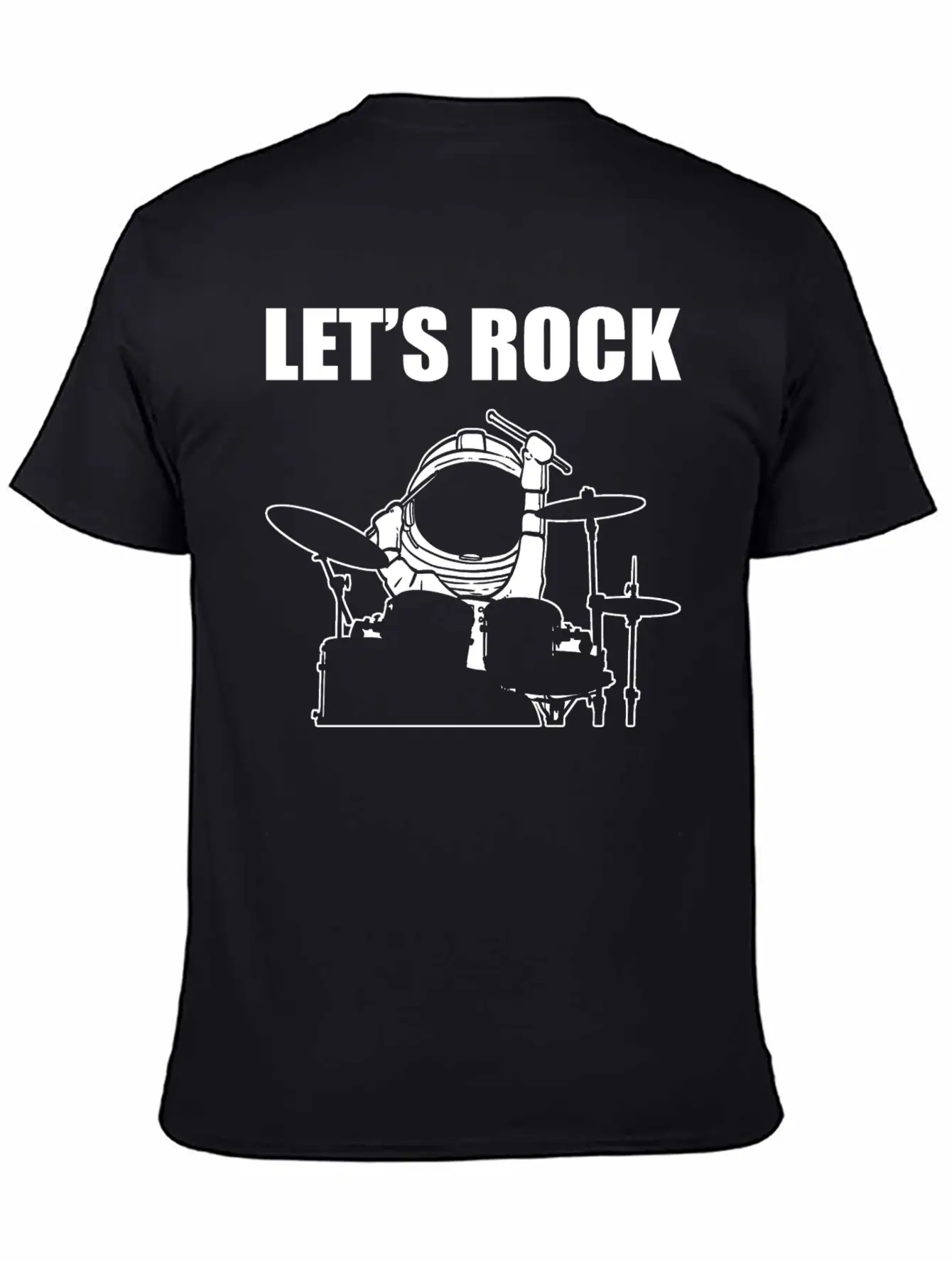 Let's Rock Musician Gift Unisex Casual T-Shirt – Clean Design For Daily Comfort