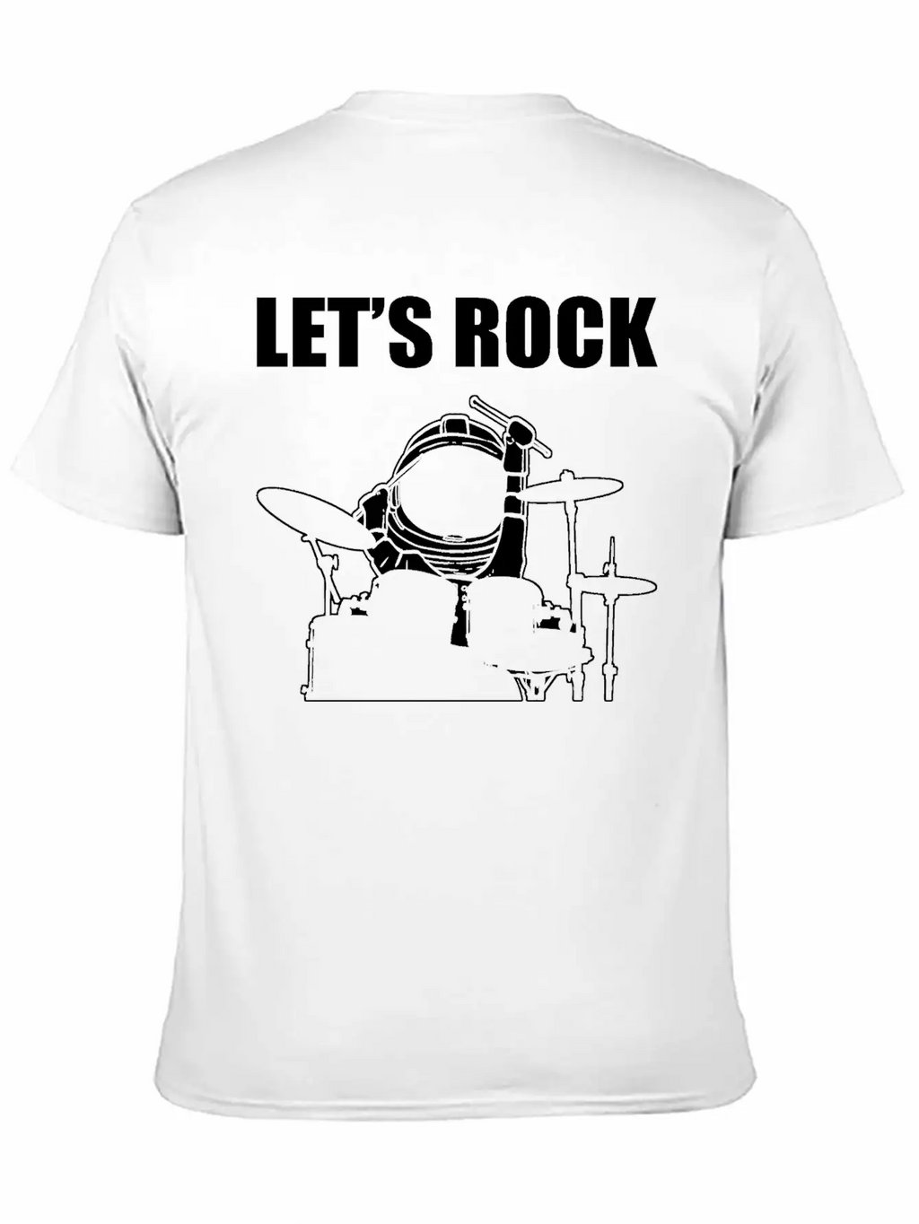 Let's Rock Musician Gift Unisex Casual T-Shirt – Clean Design For Daily Comfort