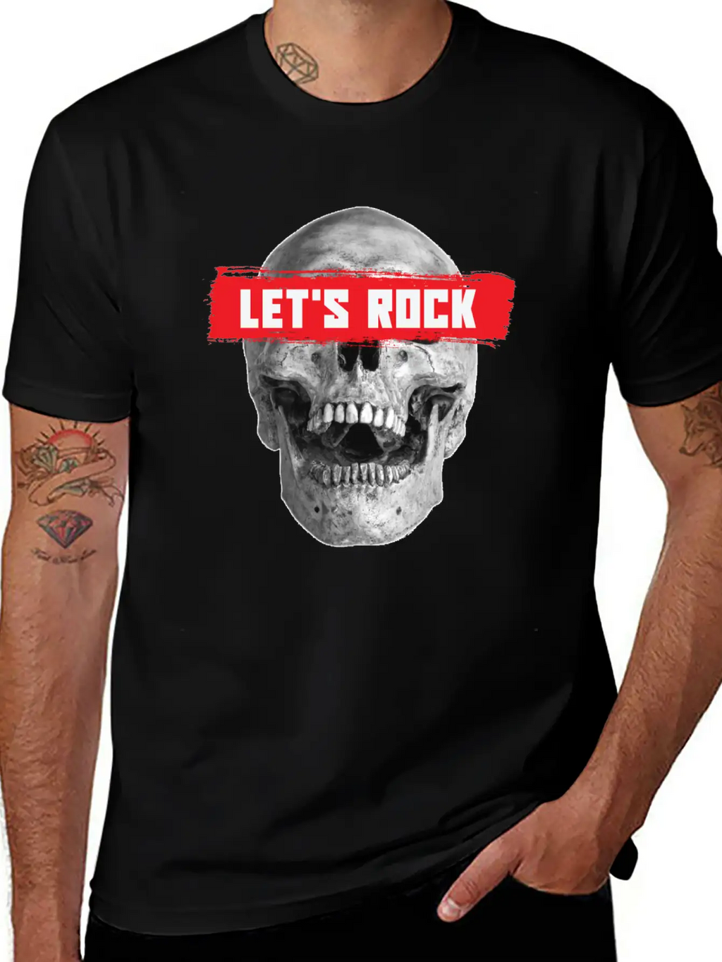 Let's Rock Unisex Casual T-Shirt – Clean Design For Daily Comfort