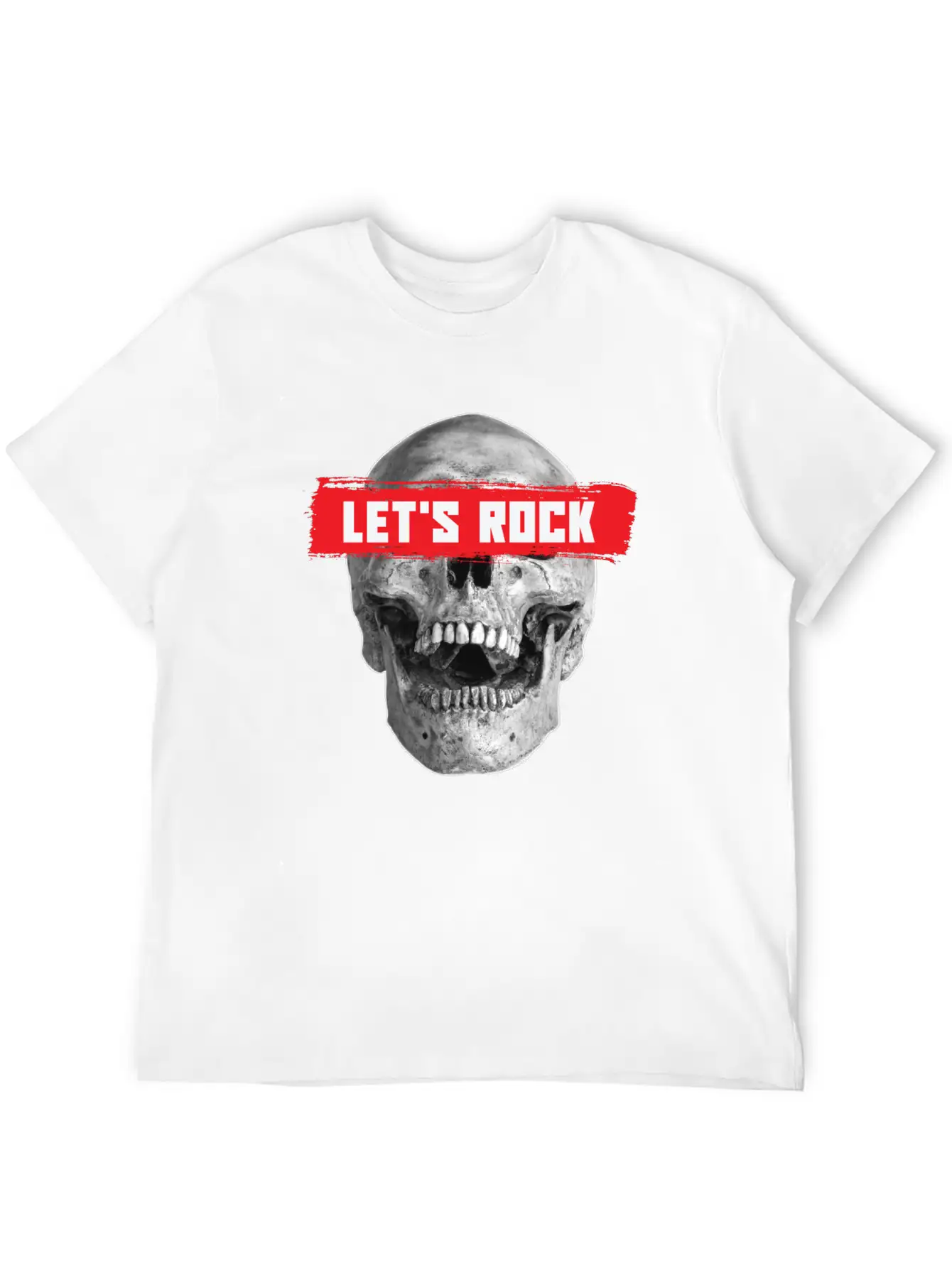 Let's Rock Unisex Casual T-Shirt – Clean Design For Daily Comfort