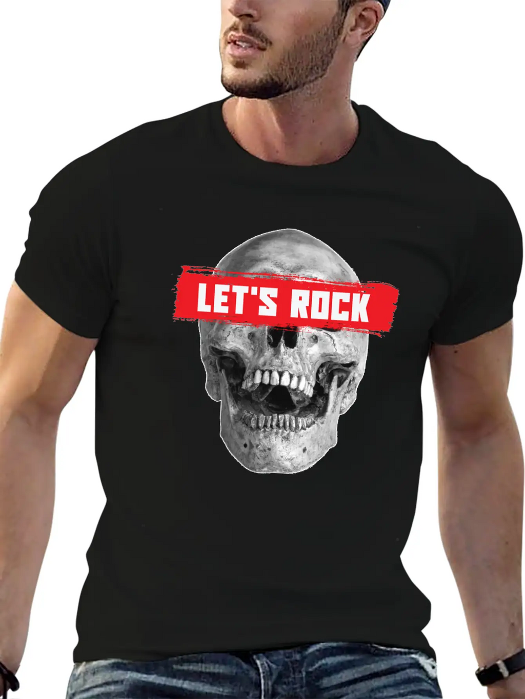 Let's Rock Unisex Casual T-Shirt – Clean Design For Daily Comfort